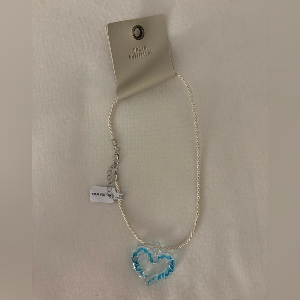 NWT UO glass pendant necklace